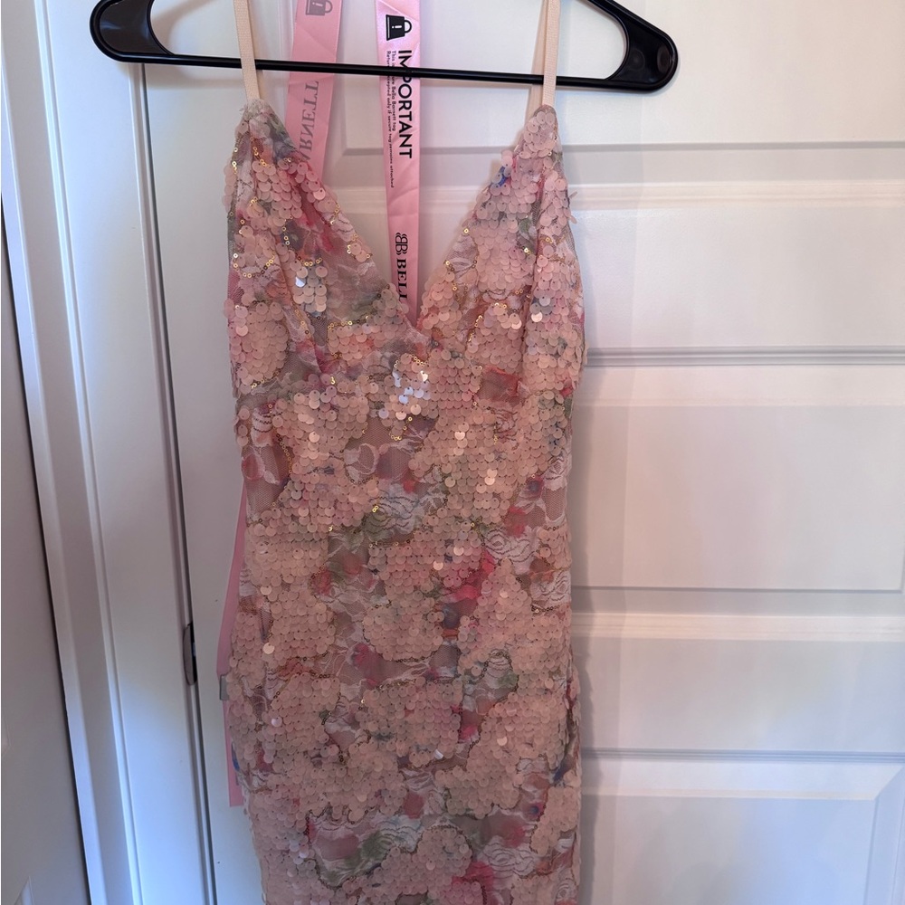 Floral Sequin Dress by Bella Barnett